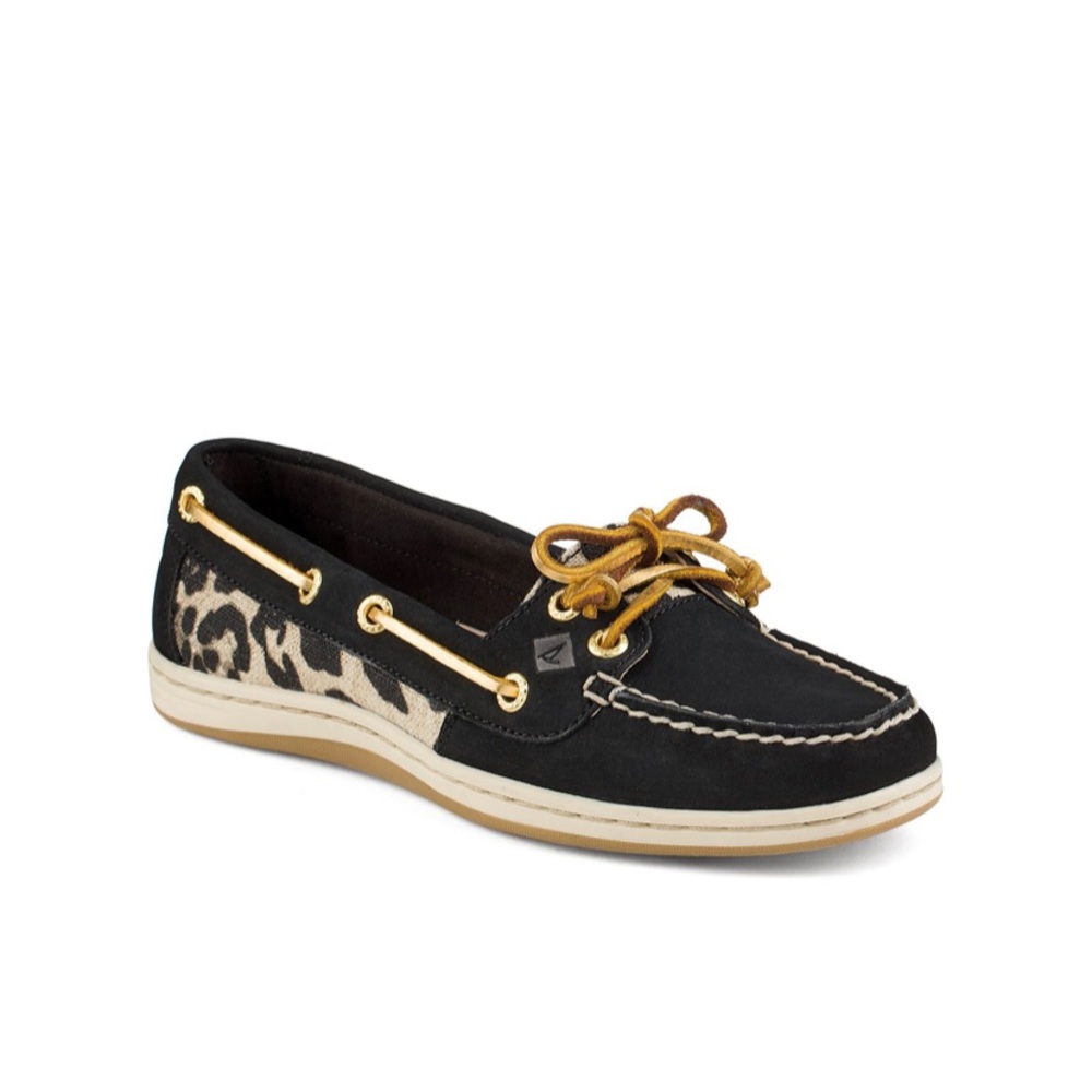 Sperry Leopard Boat Shoes